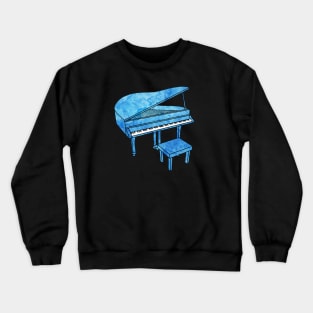 Blue Piano Crewneck Sweatshirt